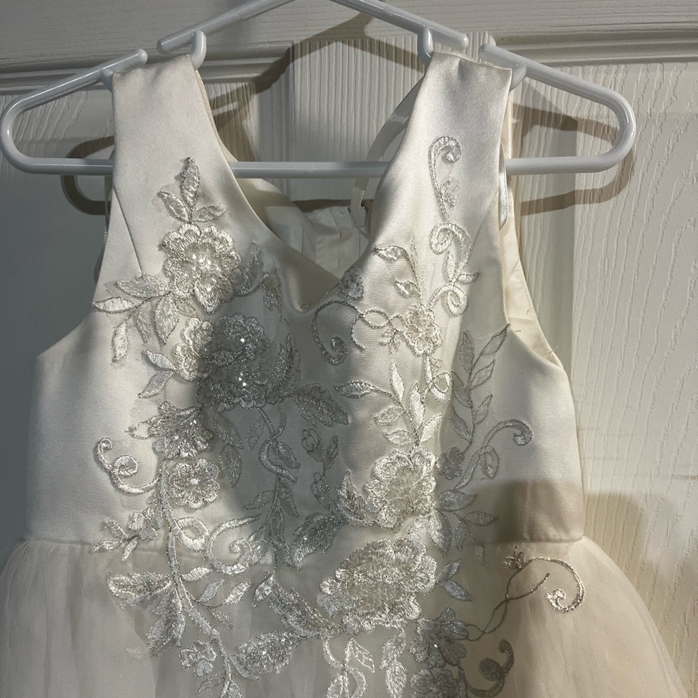David Bridal flower girl dress